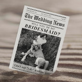 Nieuwsblad bruidsmeisje Maid of Honor Voorstel Kaart