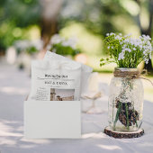 Nieuwsblad bruiloft Bedankt Classic Elegant Bedankzakje