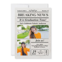 Nieuwsblad Foto Afstuderen Aankondiging