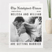 Nieuwsblad Huwelijksprogramma Infographic Tijdlijn Kaart (Voorkant)