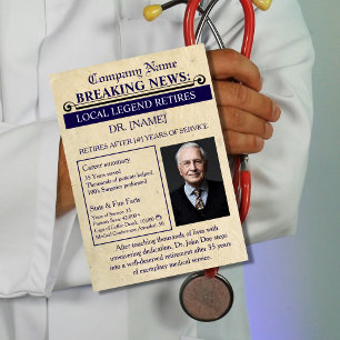 Nieuwsblad Stijl Dokter Pensioenkaart Op Maat Briefkaart