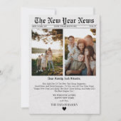 Nieuwsblad Unieke Leuke Foto 2025 Nieuwjaarskaart Feestdagenkaart (Voorkant)