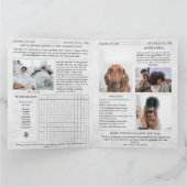 Nieuwsblad Unique Christmas Kaart Wat een jaar (Binnen)