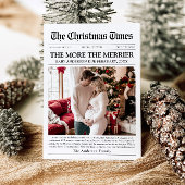Nieuwsblad Unique More the Merrier Baby Christmas Feestdagenkaart