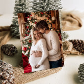 Nieuwsblad Unique More the Merrier Baby Christmas Feestdagenkaart