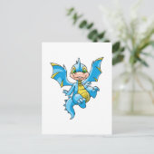 Nieuwsblauw Scorchio Briefkaart (Staand voorkant)