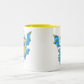 Nieuwsblauw Scorchio Tweekleurige Koffiemok (Center)