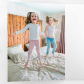 Nieuwsbrief 25-voudig kerstfeest drieluik wenskaart (Binnenzijde eerst)