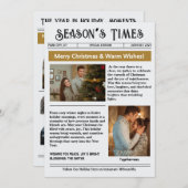 Nieuwsbrief Arch Foto Collage Kerstmis Feestdagenkaart (Voorkant / Achterkant)