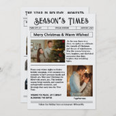 Nieuwsbrief Arch Foto Collage Kerstmis Feestdagenkaart (Voorkant / Achterkant)