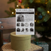 Nieuwsbrief Arch Multi Foto Kerst Zwart Wit Feestdagenkaart