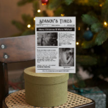 Nieuwsbrief Arch Multi Foto Kerst Zwart Wit