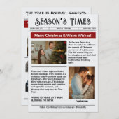 Nieuwsbrief Archief Fotocollage Kerstmis Feestdagenkaart (Voorkant / Achterkant)