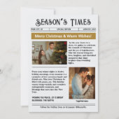 Nieuwsbrief Archief Fotocollage Kerstmis Feestdagenkaart (Voorkant)