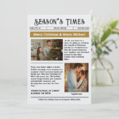 Nieuwsbrief Archief Fotocollage Kerstmis Feestdagenkaart (Staand voorkant)