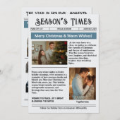 Nieuwsbrief Archief Fotocollage Kerstmis Feestdagenkaart (Voorkant / Achterkant)