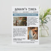 Nieuwsbrief Archief Fotocollage Kerstmis Feestdagenkaart (Staand voorkant)