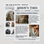 Nieuwsbrief Archief Fotocollage Kerstmis Feestdagenkaart (Voorkant / Achterkant)