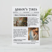 Nieuwsbrief Archief Fotocollage Kerstmis Feestdagenkaart (Staand voorkant)