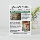 Nieuwsbrief Archief Fotocollage Kerstmis Feestdagenkaart (Staand voorkant)