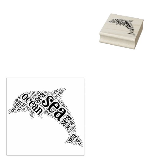 Nieuwsbrief Dolfijn Art Stempel (Gestempeld)