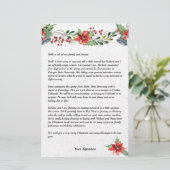 Nieuwsbrief Jouw tekst Stat land kerstfamilie Briefpapier (Staand voorkant)