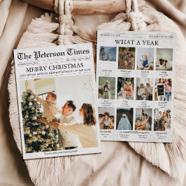 Nieuwsbrief Kerst Nieuwsbrief Jaar in Review Feestdagenkaart