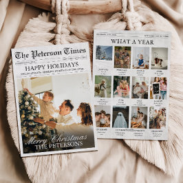 Nieuwsbrief Kerst Nieuwsbrief Wat een jaar Foto's Feestdagenkaart