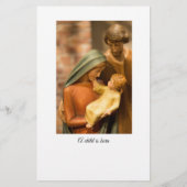 Nieuwsbrief kerstfeestelijke feestdag personaliser briefpapier (Achterkant)