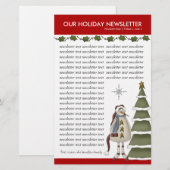 Nieuwsbrief kerstmis of feestdag Sjabloon Briefpapier (Voorkant / Achterkant)