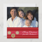 Nieuwsbrief met de Kaart voor Kerstmis op het Rood (Voorkant)