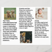 Nieuwsbrief met kerstfeestelijke recensie voor de  flyer (Achterkant)