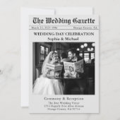 Nieuwsbrief Uitnodiging bruiloft (Voorkant)