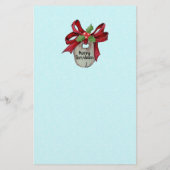 Nieuwsbrief van de kerstfamilie van het land Jouw Briefpapier (Achterkant)