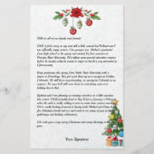 Nieuwsbrief van de kerstfamilie van het land Jouw Briefpapier (Voorkant)