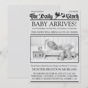 Nieuwsbrief van de oude zwarte en witte stijl kaart