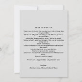 Nieuwsbrief voor Black Pset-kerstman Feestdagenkaart (Achterkant)