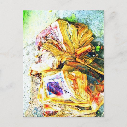 Nieuwscrisis Briefkaart (Voorkant)