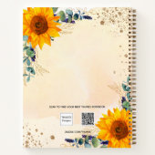 Nieuwsdag van de bezoekerslijst notitieboek (Achterkant)