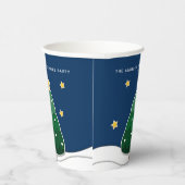 Nieuwse kerstboomfeest papieren bekers (Rechts)