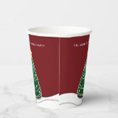 Nieuwse kerstboomfeest papieren bekers (Rechts)