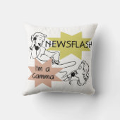 Nieuwsflits Ik ben een Gamma Gifts Kussen (Achterkant)