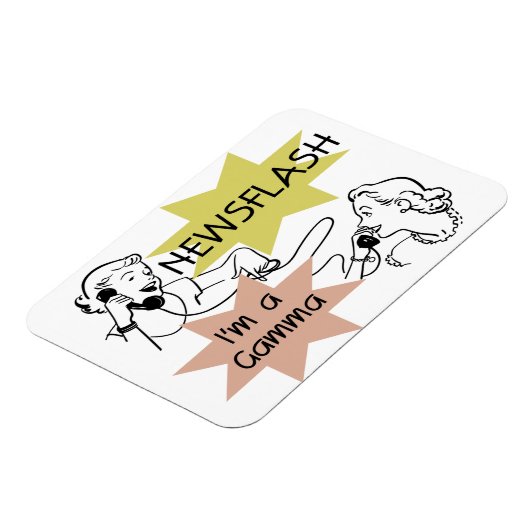 Nieuwsflits Ik ben een Gamma Gifts Magneet (Linkerzijde)