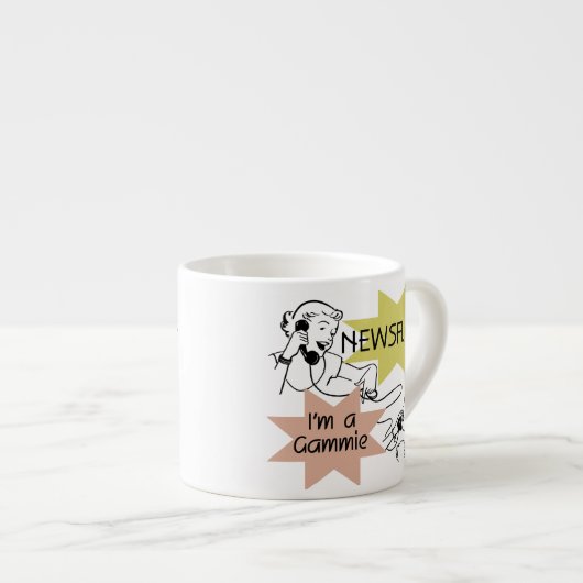 Nieuwsflits Ik ben een Gammie Gifts Espresso Kop (Voorkant rechts)