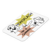 Nieuwsflits Ik ben een Gammie Gifts Magneet (Linkerzijde)