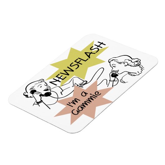 Nieuwsflits Ik ben een Gammie Gifts Magneet (Linkerzijde)