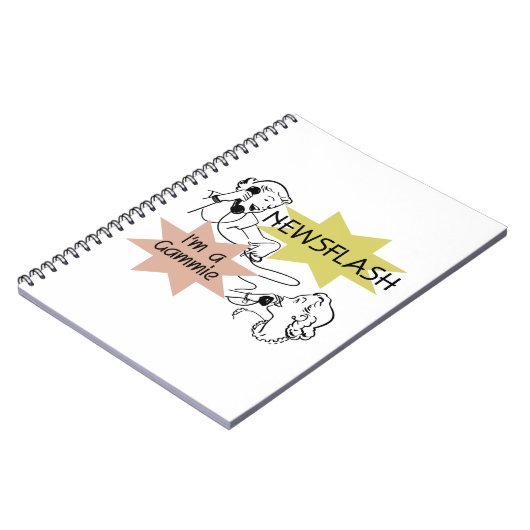 Nieuwsflits Ik ben een Gammie Gifts Notitieboek (Linkerzijde)