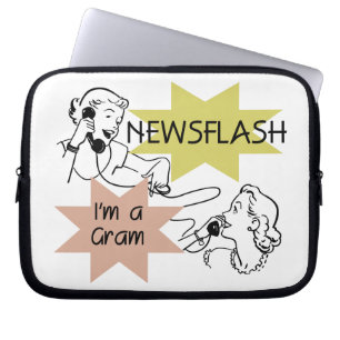 Nieuwsflits Ik ben een Gram Cadeaus Laptop Sleeve
