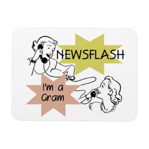 Nieuwsflits Ik ben een Gram Cadeaus Magneet