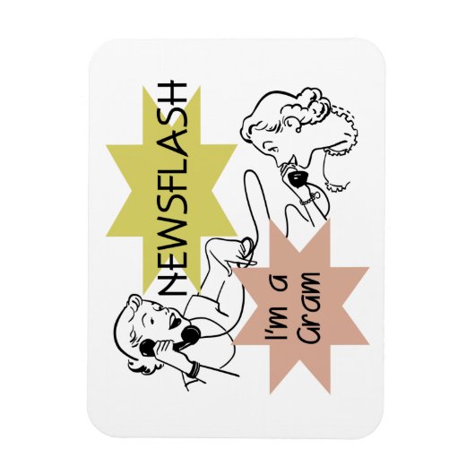 Nieuwsflits Ik ben een Gram Cadeaus Magneet (Verticaal)